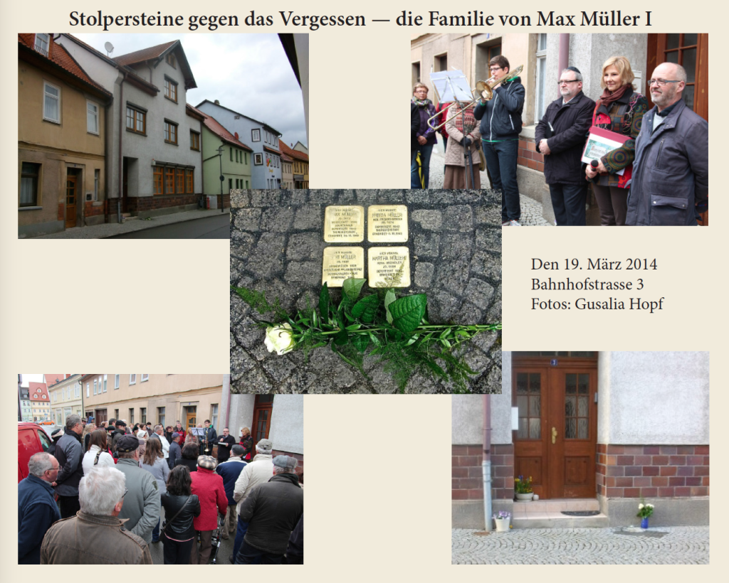 Stolperstein 2014