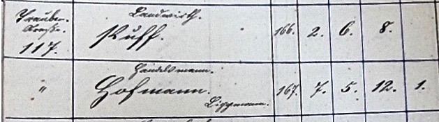 1875 Themar Einwohnerliste