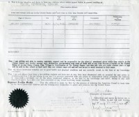 1940 Affidavit back