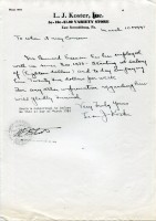 1941 Letter
