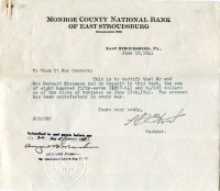 1941 Letter  