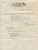 1941 Letter 